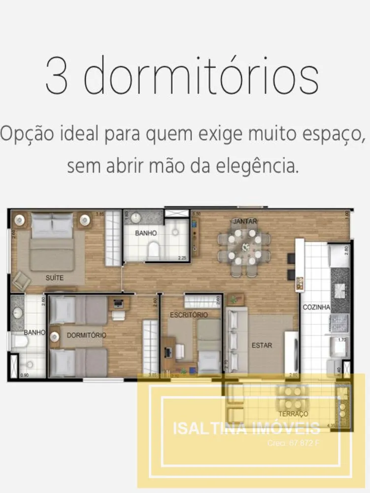 Apartamento, 3 quartos, 75 m² - Foto 7