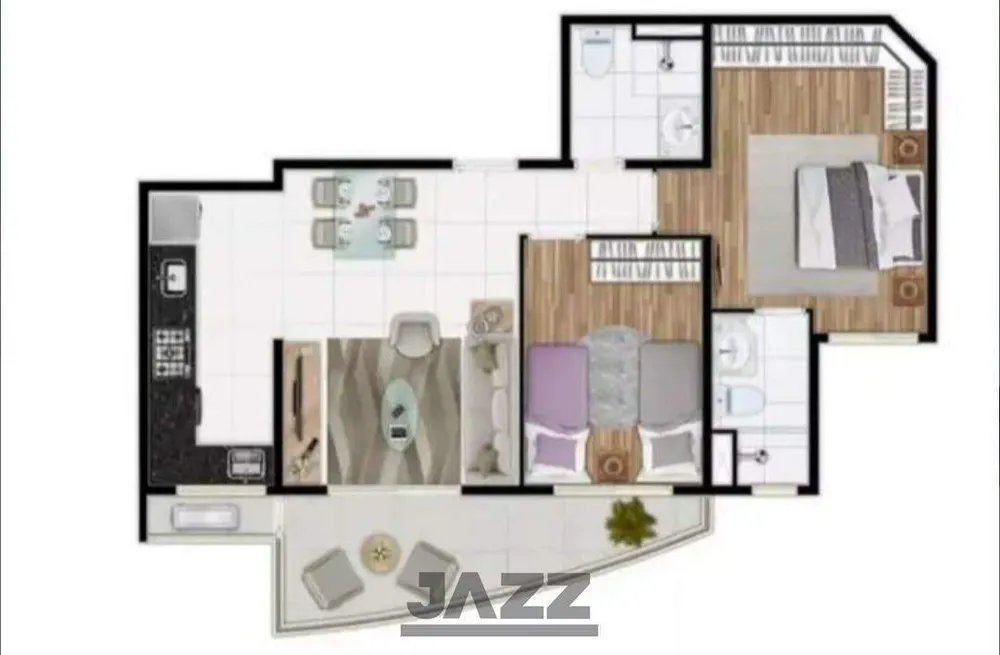 Apartamento, 2 quartos, 60 m² - Foto 4