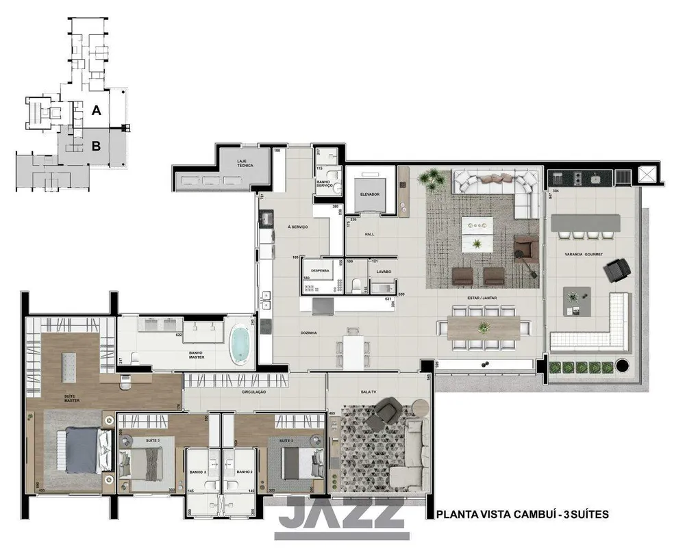 Apartamento, 3 quartos, 313 m² - Foto 12