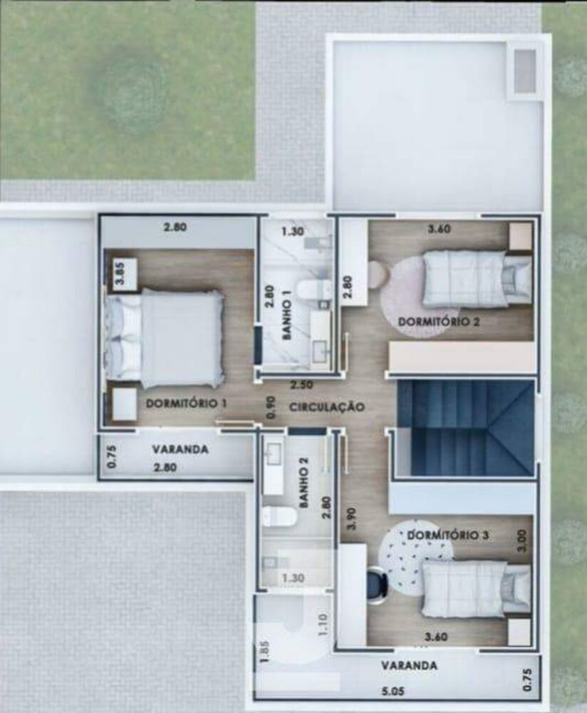 Casa à venda com 3 quartos, 167m² - Foto 2