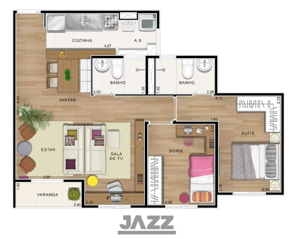 Apartamento, 2 quartos, 67 m² - Foto 16