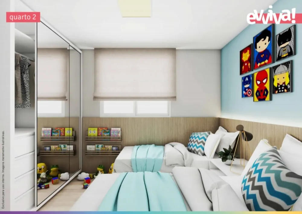Apartamento, 2 quartos, 48 m² - Foto 2