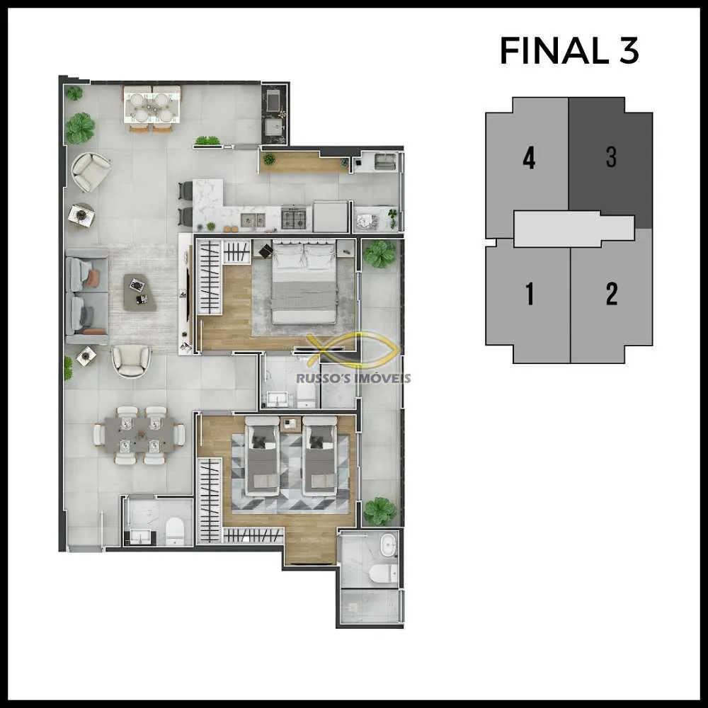 Apartamento, 2 quartos, 88 m² - Foto 6