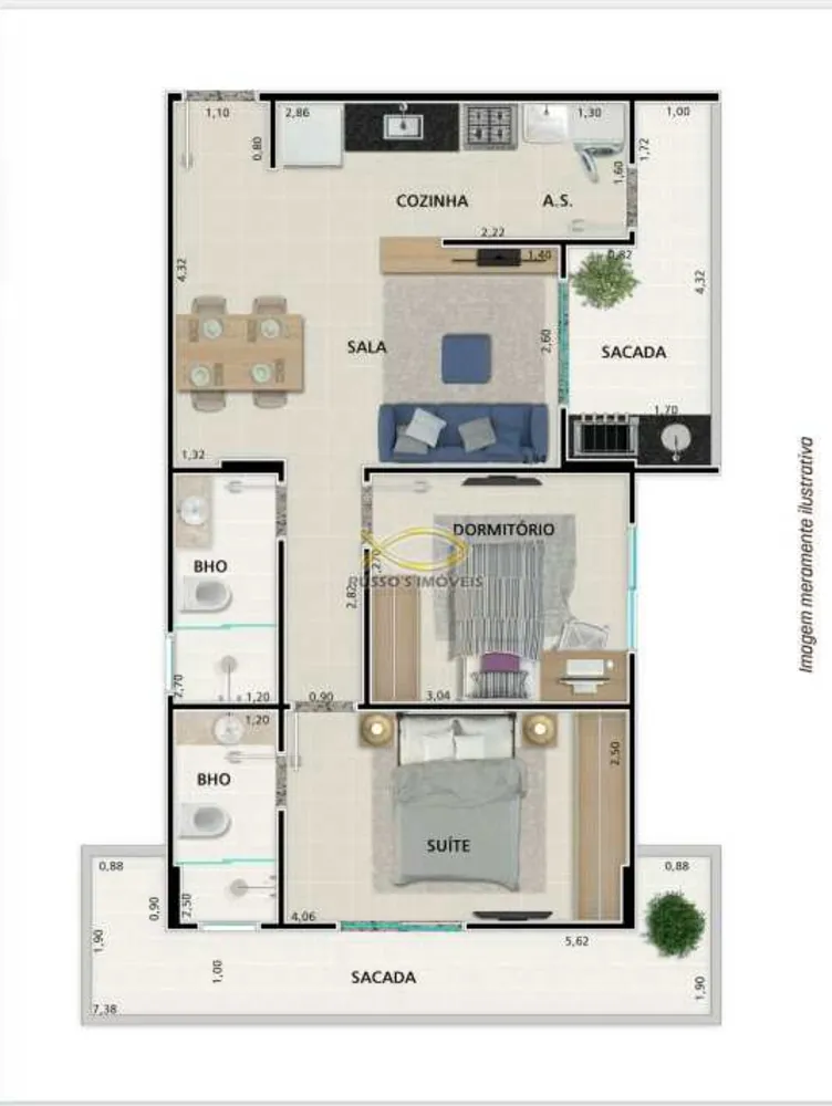 Apartamento, 2 quartos, 71 m² - Foto 5