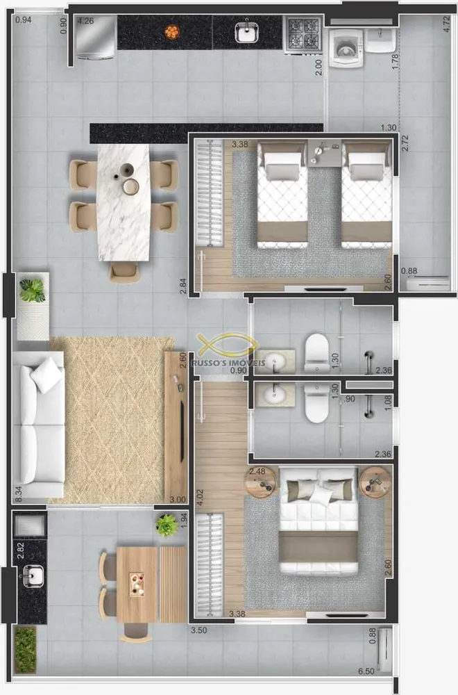 Apartamento, 2 quartos, 71 m² - Foto 5