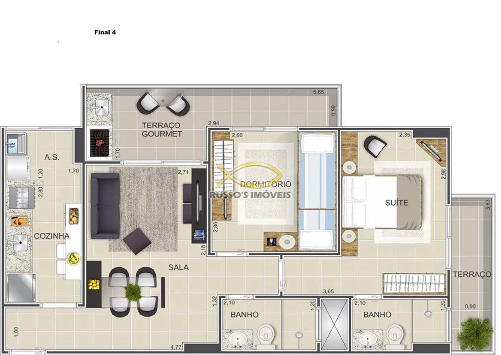 Apartamento, 2 quartos, 71 m² - Foto 10