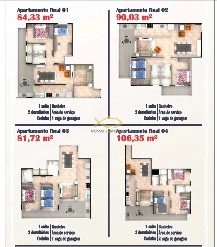 Apartamento, 2 quartos, 85 m² - Foto 2