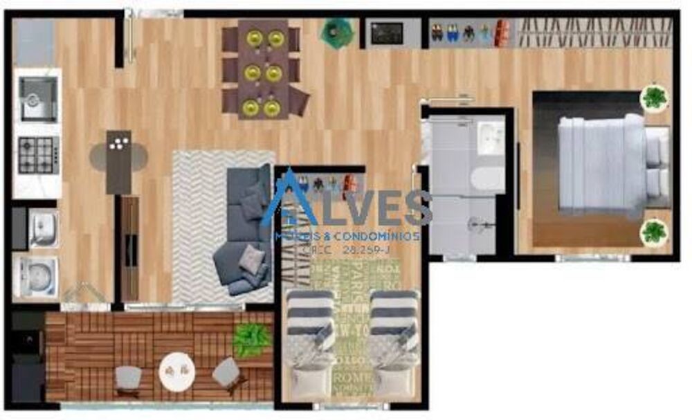 Apartamento, 2 quartos, 57 m² - Foto 4