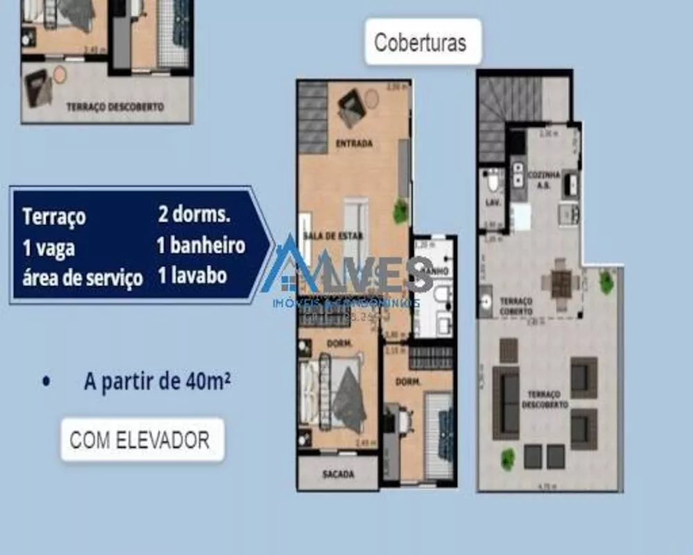 Apartamento à venda com 2 quartos, 86m² - Foto 3