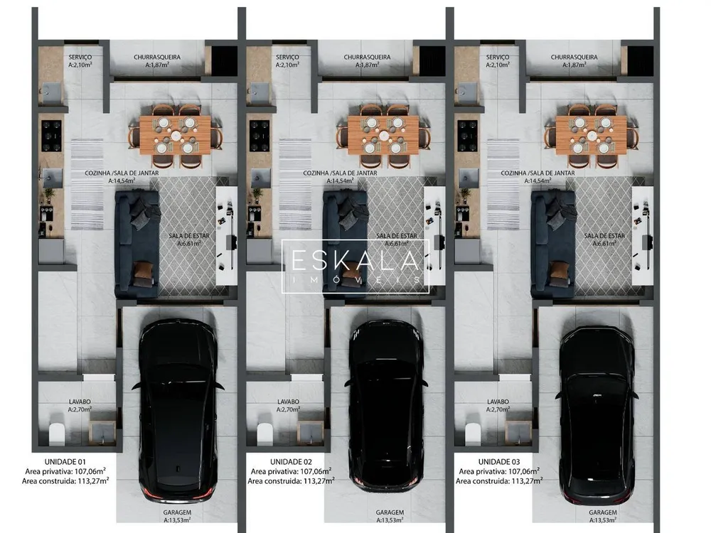 Sobrado, 2 quartos, 107 m² - Foto 8