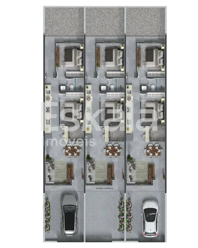 Casa, 2 quartos, 60 m² - Foto 2