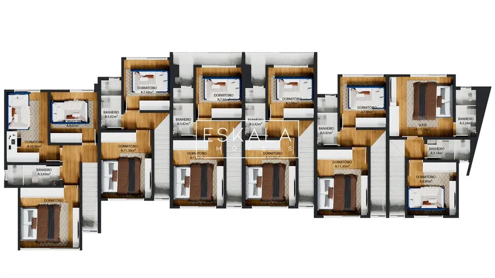 Sobrado, 2 quartos, 73 m² - Foto 3