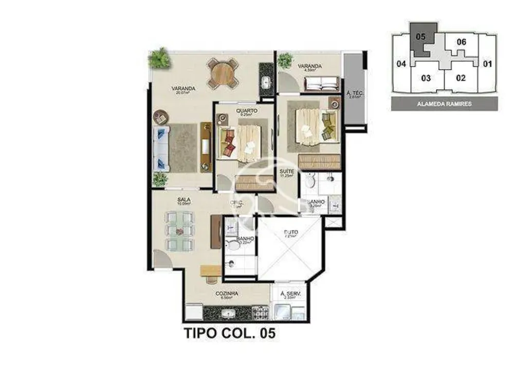 Apartamento, 2 quartos, 85 m² - Foto 12
