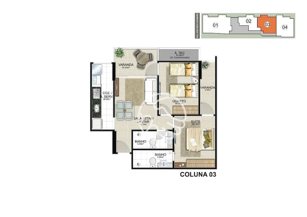 Apartamento, 3 quartos, 94 m² - Foto 12