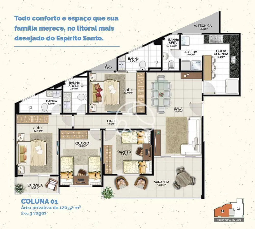 Apartamento, 4 quartos, 119 m² - Foto 19