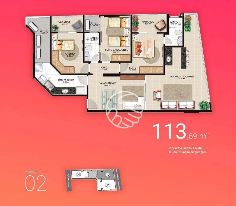 Apartamento, 3 quartos, 113 m² - Foto 14