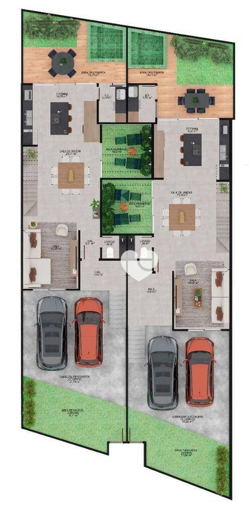 Casa de Condomínio, 3 quartos - Foto 1