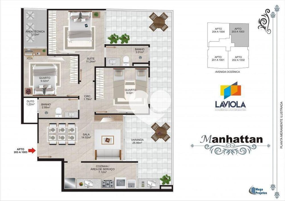 Apartamento, 3 quartos, 99 m² - Foto 8