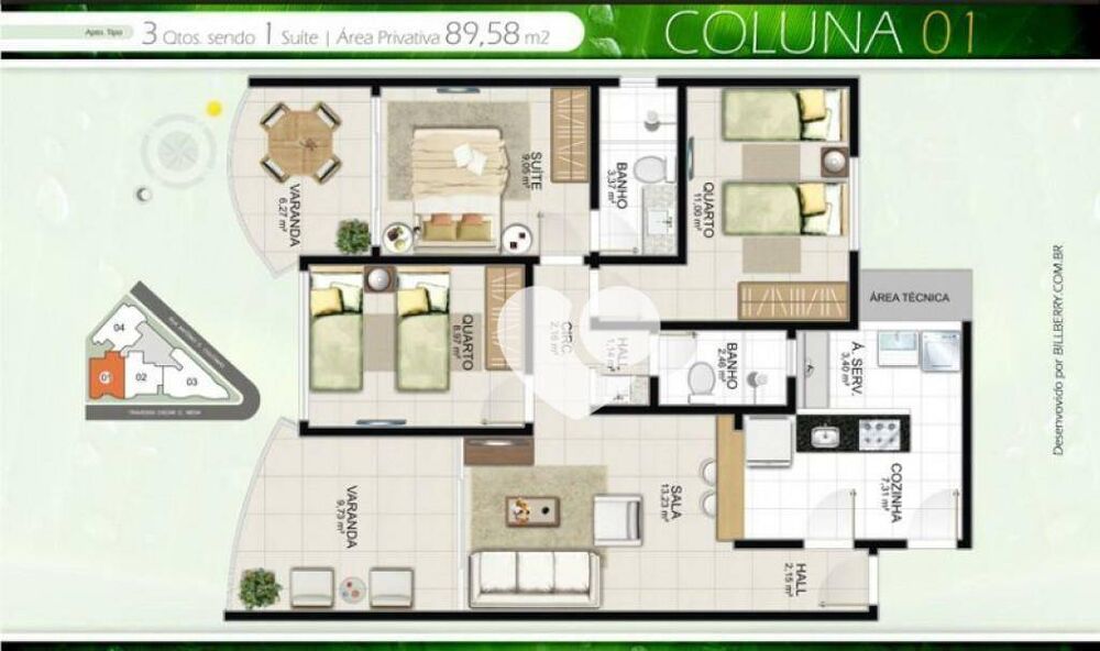 Loja-Salão, 90 m² - Foto 3