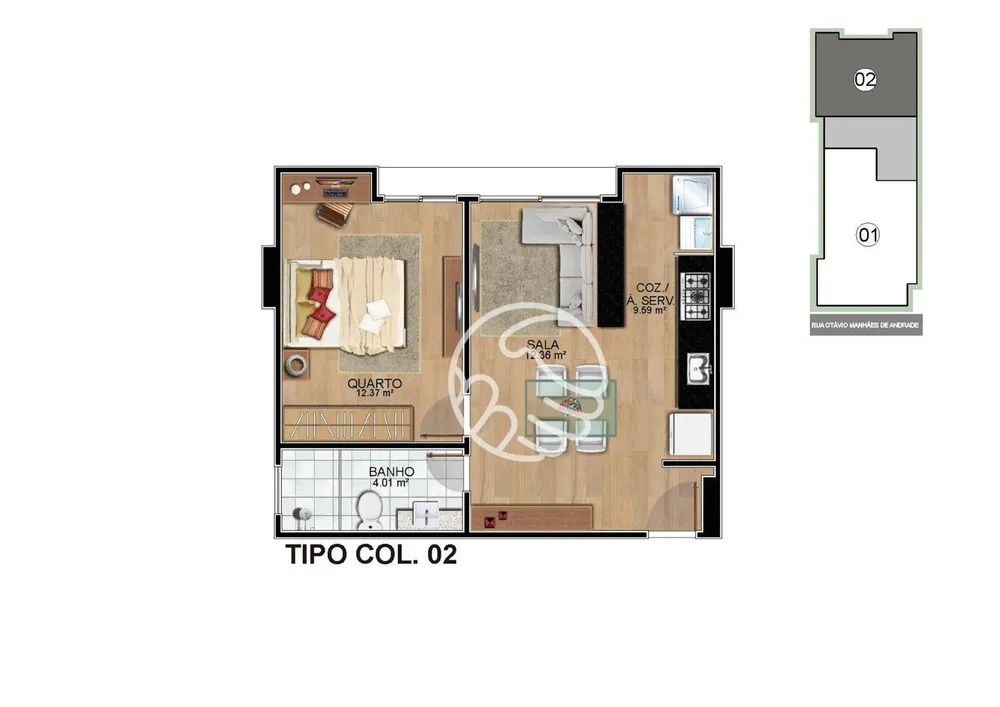 Apartamento, 2 quartos, 68 m² - Foto 16