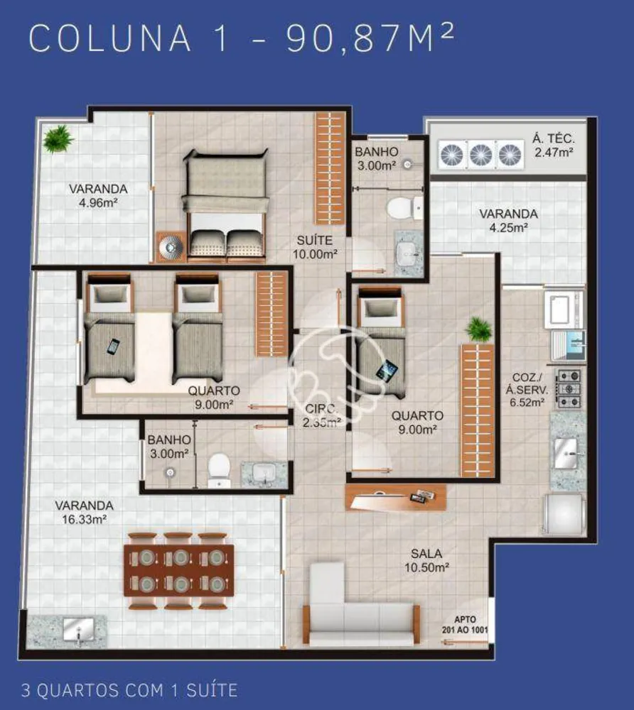 Apartamento, 2 quartos, 69 m² - Foto 11