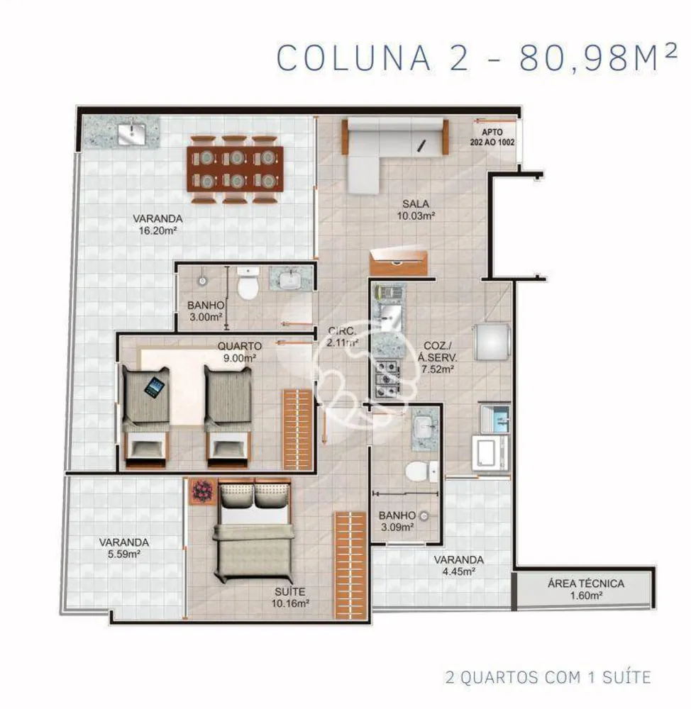Apartamento, 3 quartos, 90 m² - Foto 12
