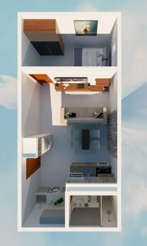 Apartamento, 2 quartos, 35 m² - Foto 6