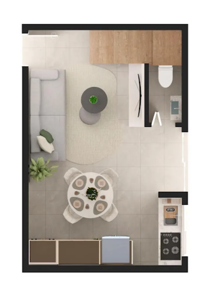 Apartamento, 2 quartos, 45 m² - Foto 2