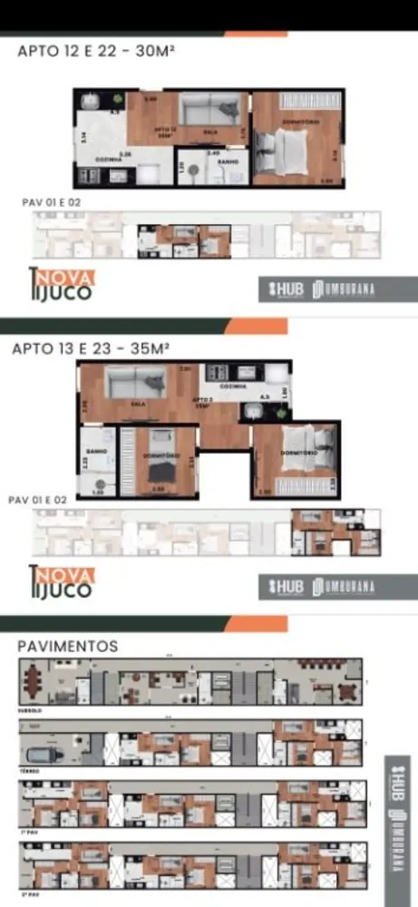 Apartamento, 2 quartos, 30 m² - Foto 6