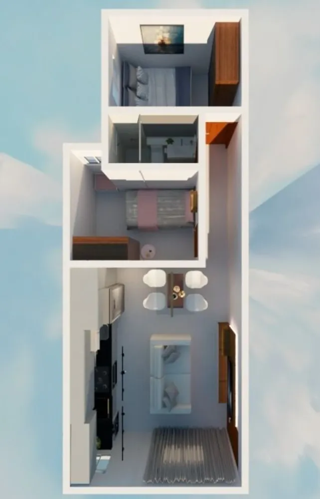 Apartamento, 2 quartos, 44 m² - Foto 5