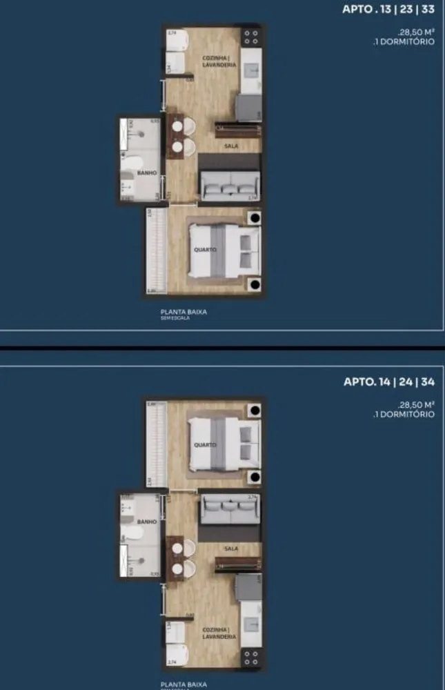 Apartamento, 2 quartos, 36 m² - Foto 1