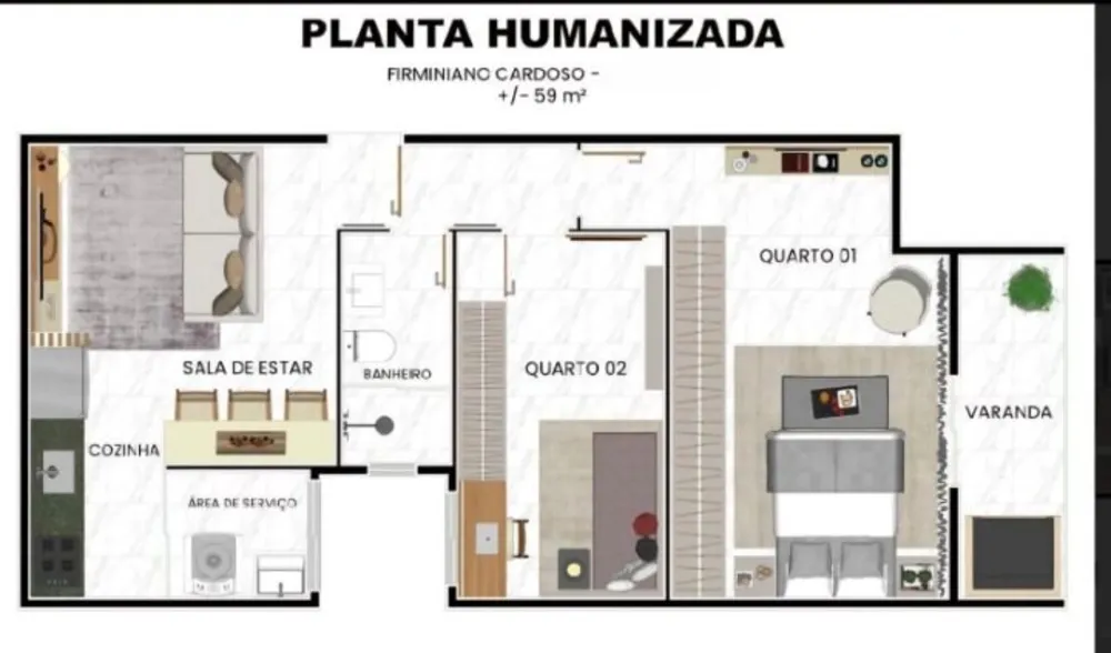 Apartamento, 2 quartos, 49 m² - Foto 6