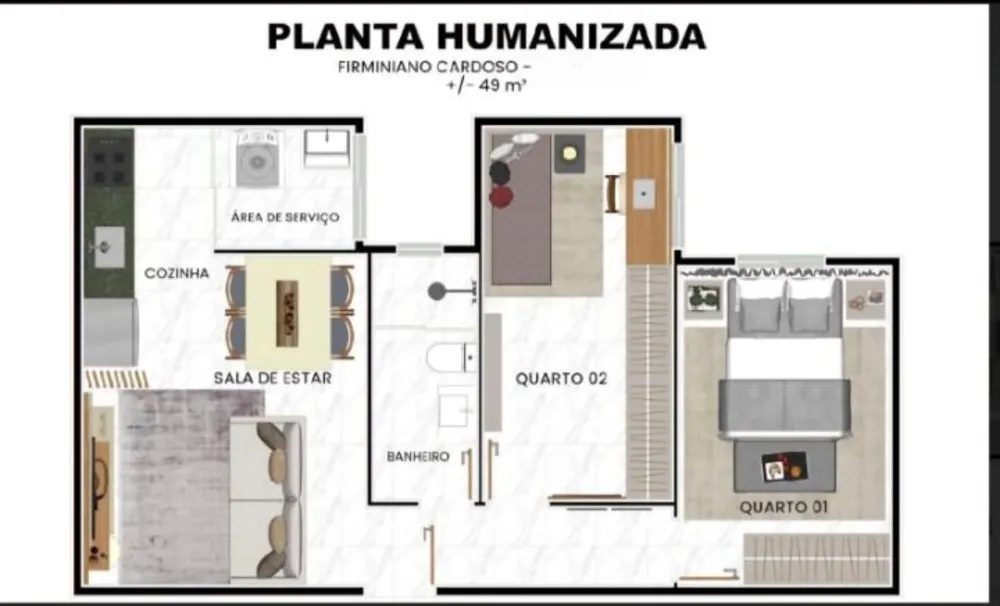 Apartamento, 2 quartos, 49 m² - Foto 7