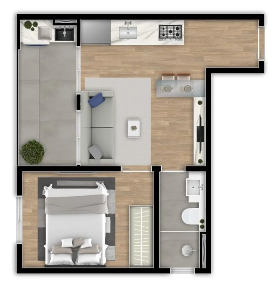 Apartamento, 1 quarto, 30 m² - Foto 7