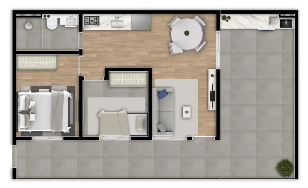 Apartamento, 1 quarto, 30 m² - Foto 4