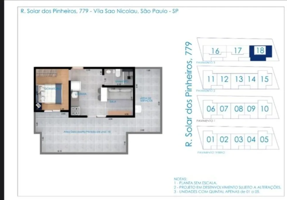 Apartamento, 2 quartos, 33 m² - Foto 2