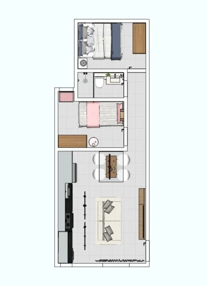 Apartamento, 2 quartos, 44 m² - Foto 8