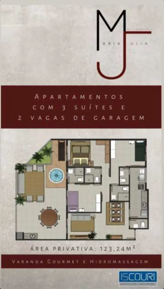 Apartamento, 3 quartos, 123 m² - Foto 1