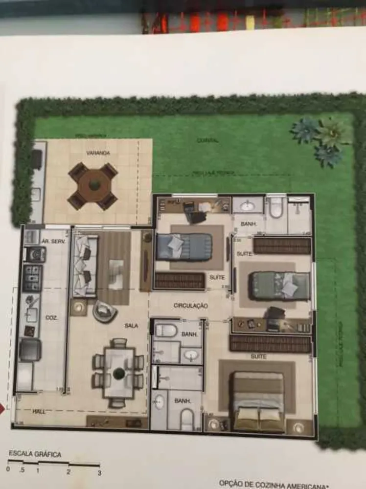 Apartamento, 3 quartos, 128 m² - Foto 3