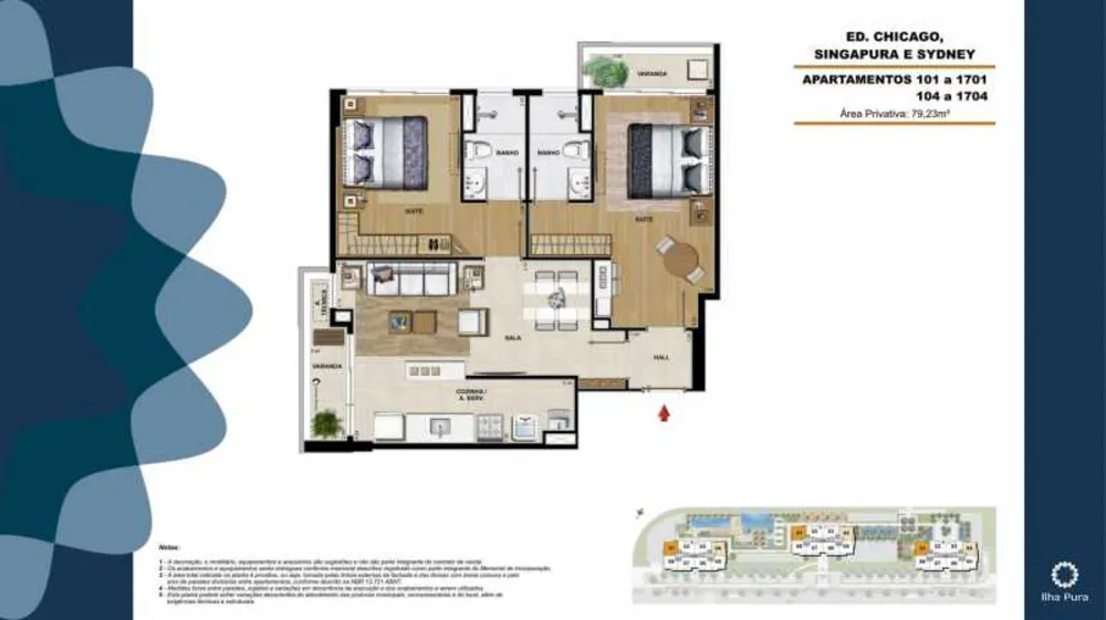 Apartamento, 2 quartos, 79 m² - Foto 17