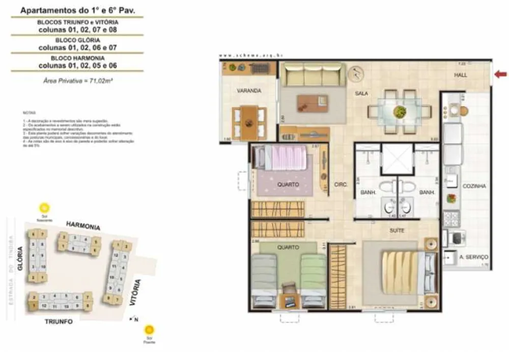 Apartamento, 3 quartos, 64 m² - Foto 13