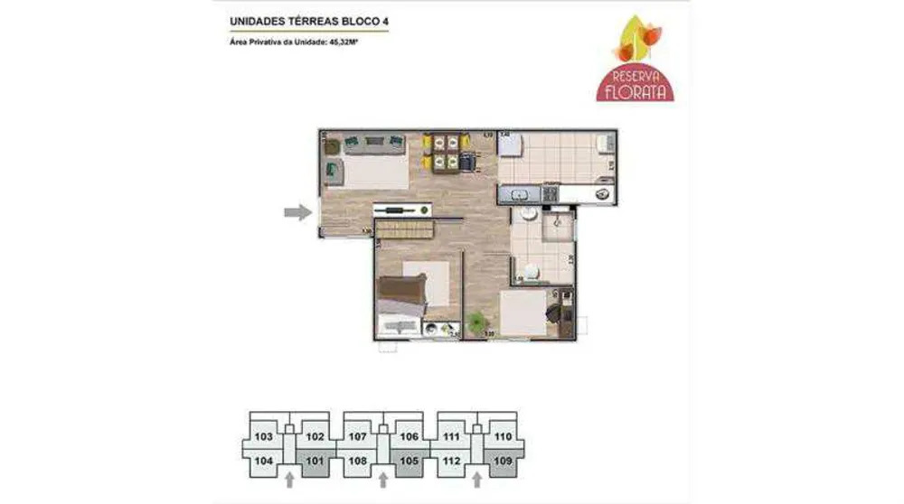 Apartamento, 2 quartos - Foto 6