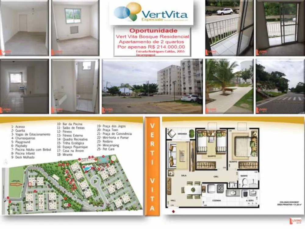 Apartamento, 2 quartos, 56 m² - Foto 1
