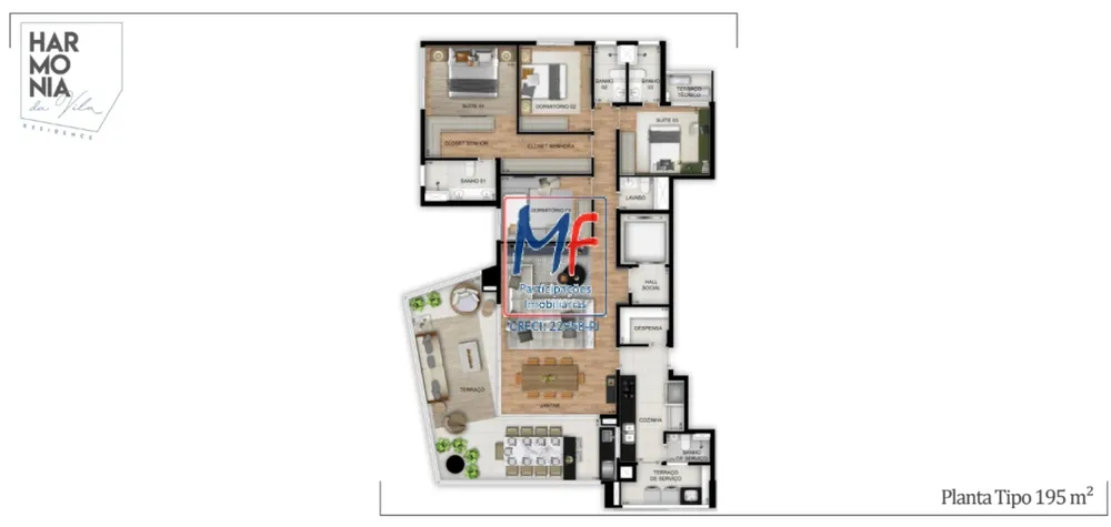 Apartamento, 3 quartos, 195 m² - Foto 6