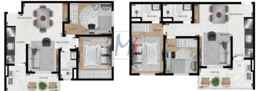 Apartamento à venda e aluguel com 2 quartos, 49m² - Foto 12