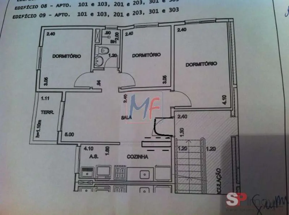 Apartamento, 3 quartos, 59 m² - Foto 3