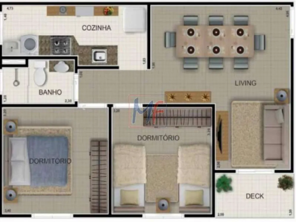 Apartamento, 1 quarto, 63 m² - Foto 4
