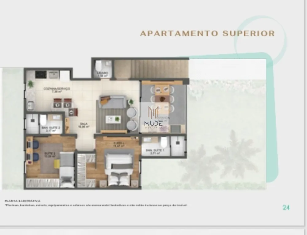 Apartamento, 2 quartos, 69 m² - Foto 10