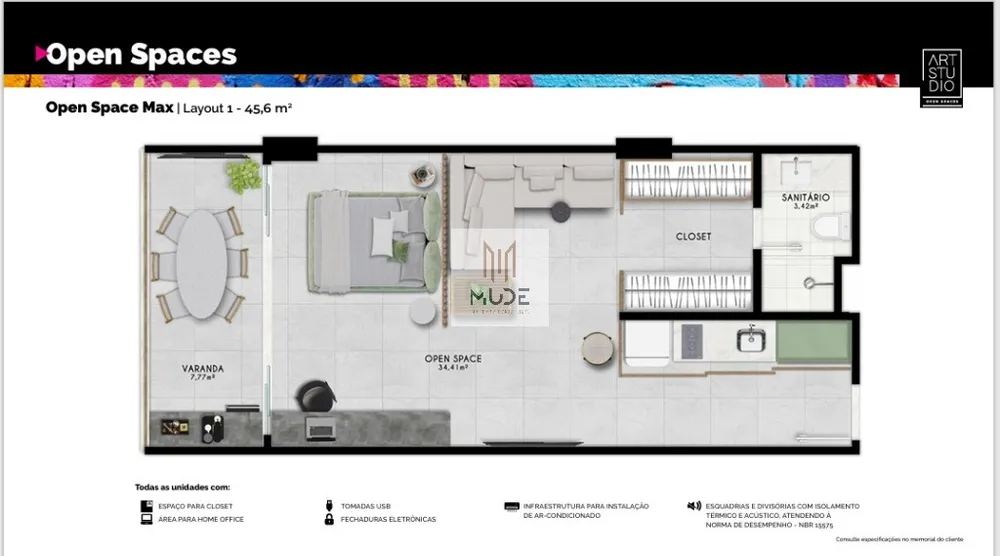 Apartamento, 1 quarto - Foto 10