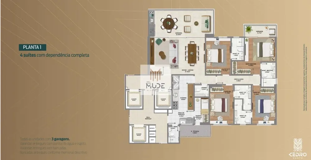 Apartamento, 4 quartos, 154 m² - Foto 11